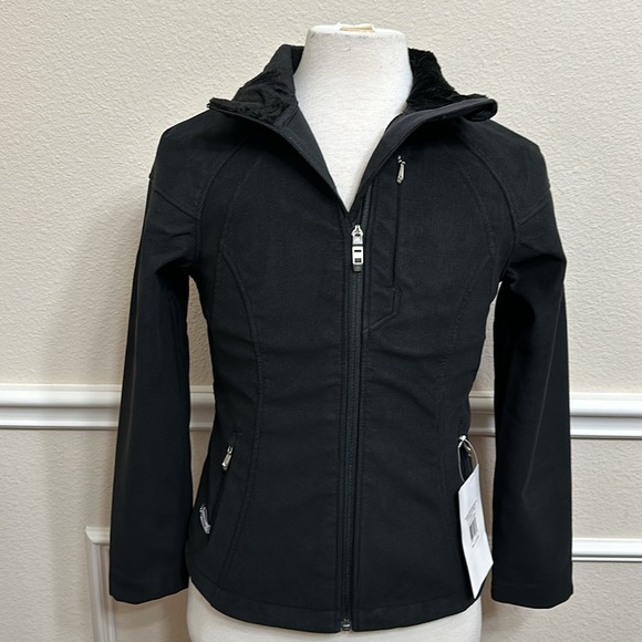 Spyder FRESH AIR NOVELTY SOFTSHELL JACKET - Blk Cord - Picture 10 of 16